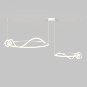 Изображение Кольцевая Люстра Raffel Combo D60+80 White By Imperiumloft