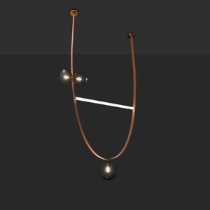 Изображение Подвесной Светильник Fabius H120 Brown By Imperiumloft