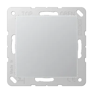 Изображение Заглушка с опорной пластиной A creation алюминий A594-0AL Jung