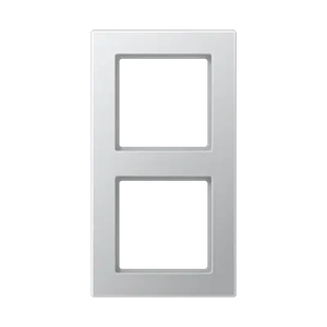 Изображение Рамка на 2 поста A Creation алюминий AC582AL Jung