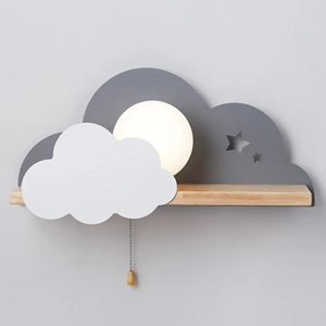 Изображение Бра С Полкой Серое Облако Wall Lamp Gray Cloud By Imperiumloft