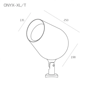 Изображение Архитектурный уличный светодиодный светильник серии ONYX XL48T