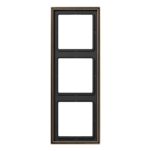 Изображение Рамка на 3 поста LS 990 сталь ME2983AT Jung